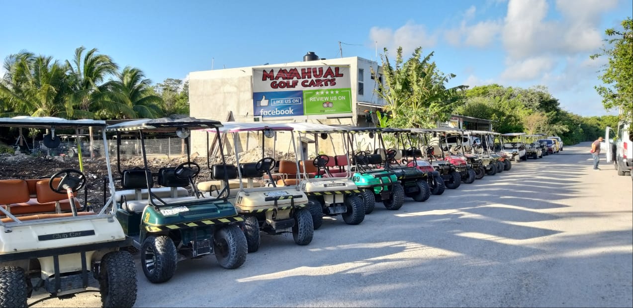 Costa Maya Golf Carts Limited Golf Cart Rentals 4 & 8 Pax Available!!!